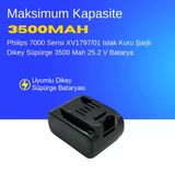 Philips 7000 Serisi Xv1797/01 Islak Kuru Şarjlı Dikey Süpürge 3500 Mah 25.2 V Batarya – Orjinal Uyumlu Uzun Ömürlü, Maksimum Performans Pil