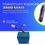 Philips 7000 Serisi XW7110/01 Aqua Trio Dikey Süpürge 3500 Mah 25.2 V Batarya – Orjinal Uyumlu Uzun Ömürlü, Maksimum Performans Pil