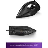 Philips 7500 Serisi Azur 260G Şok Buhar 55G/DK Sürekli Buhar 3200W Güçlü Performans Steamglide Elite Taban Ütü Otomatik Güvenli Kapanma Damlama Önleyici Kireç Temizleme - Lacivert