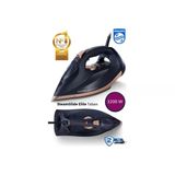 Philips 7500 Serisi Azur Buharlı Ütü 3200W, 55G/Dk Sürekli Buhar, 260G Şok Buhar, Otomatik Kapanma +Hav&Tüy Toplayıcı