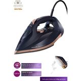 Philips 7500 Serisi Buharlı Ütü 3200W Yüksek Güçlü Hızlı Isınan Şok Buharlı Ütü Steamglide Elite Tabanlı Kireç Temizleme Özellikli - Lacivert