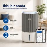 Philips 78 M² Hepa Nemlendirici Akıllı Sensörlü Hava Temizleyici Cihaz Sessiz Beyaz Ev Ofis