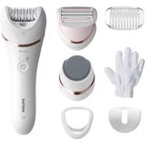 Philips 8000 BRE730/05 Serisi Beyaz Islak Kuru Epilatör