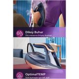 Philips 8000 Serisi Azur Buharlı Ütü, 3000W, 260G Turbo Şok Buhar, 85G/Dk Sürekli Buhar, Sıfır Yanık Riski