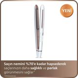 Philips 8000 Serisi Prestige Saç Düzleştirici, Beyaz Seramik, 15 Isı Kademesi ve Hızlı Isınma Özelliği