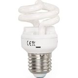 Philips 8W= 38W Mini Kıvrık Helezon Sprel Tasarruflu Ampul/e27 Duy/Sarı Işık-2700K/400 Lumen