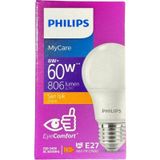 Philips 8W (60W) 2700K (Sarı Işık) E27 Duylu Klasik Led Ampul (10 Adet)