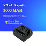 Philips 9000 Serisi Aqua Plus Xw9465 Dikey Süpürge 3000 Mah 25.2 V Batarya
