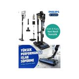 Philips 9000 Serisi Islak & Kuru Ve Mop Özellikli Hibrit Güç Motorlu Premium Kablosuz Dikey Süpürge