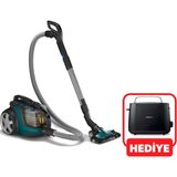 Philips 9000 Serisi Triactive Ultra LED Cyclone Premium Toz Torbasız Süpürge - Yeşil