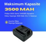 Philips 9000 Serisi Xw9385 Aquaplus Dikey Süpürge 3500 Mah 25.2 V Batarya – Orjinal Uyumlu Uzun Ömürlü, Maksimum Performans Pil