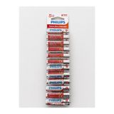 Philips AA Kalem Pil 12’li Paket R6 1.5V Extra Zinc Chloride Süper Güçlü Saat Kumanda Oyuncak Pili
