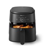 Philips Airfryer 2000 Serisi Sıcak Hava Fritözü, 4,2 L, Dijital Dokunmatik Ekran, 13 Pişirme Seçeneği, 9 Ön Ayar Fonksiyonu, RapidAir Teknolojisi ile %90 Daha Az Yağ, 1500 W Güç, Siyah (NA229/00)