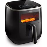 Philips Airfryer Xl 5.6 Lt 1700 W Cam Hazne,7 Otomatik Program Yeni Seri Sıcak Hava Fritözü, Siyah
