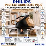 Philips Akıllı Otomatik Buhar Sunan 2700 Watt Gücünde Perfectcare Elite Plus Buhar Kazanlı Ütü - Kahverengi