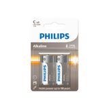 Philips Alkalin C Boy Orta Boy Pil 1.5V - Lr14a2b/10 - 2'Li Paket
