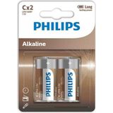 Philips Alkalin C Boy Pil LR14A2B10