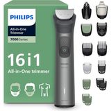 Philips All-In-One Trimmer 7000 Series, 16'sı 1 Arada Erkek Bakım Seti, Yüz Saç Vücut Için, 120 Dakika Çalış - Renkli