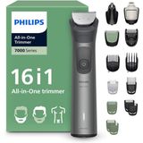 Philips All-In-One Trimmer 7000 Series, 16'Sı 1 Arada Erkek Bakım Seti, Yüz Saç Vücut Için, 120 Dakika Çalış