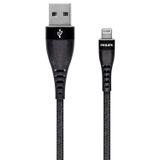 Philips Apple Mfı Lisansli Iphone 11 Pro Max Usba To Lightning 1.2Metre Hizli Data Ve Sarj Kablosu Siyah