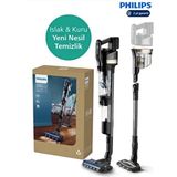 Philips Aqua Trio 9000 Seri Power Cyclone Dikey Süpürge Islak & Kuru Moplu Çok Renkli Güçlü Emiş Teknolojisi