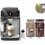 Philips Aquaclean Filtre Lattego Süt Sistemi 12 Çesit Kahve Tam Otomatik Espresso Makinesi 2kg Tchibo Kahve + Lambader Hediye - Siyah