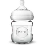 Philips Avent 120 ml Naturel Cam Biberon Yey-Philps Avent - 2351-Damaklı Yavaş Akış