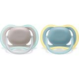 Philips Avent 18 Ay+ Ultra Air Silikon Emzik Renkli Tasarım Erkek Çocuk İçin Konforlu Seçim - 0 - 3 Ay