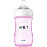 Philips Avent 260 ml Pembe Natural PP Biberon Silikon Malzemeden Hızlı Akış Özelliği ile
