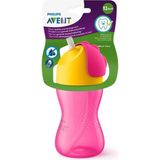 Philips Avent 300 ml Pembe 1+ Yaş Desenli Pipetli Alıştırma Bardağı