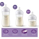 Philips Avent 3'lü Biberon Seti 125 ml 0+ Ay 260 ml 1+ Ay 330 ml Plastik Malzeme ile Anti-kolik Özellikli