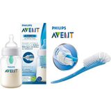 Philips Avent Anti-Kolik Pp Biberon 1m+ 260ML Cam Değildir + Biberon ve Emzik Temizleme Fırçası