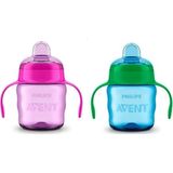 Philips Avent Avent Eğitici Bardak 2 Adet (Kız + Erkek) - Pembe
