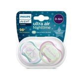 PHİLİPS AVENT AVENT Ultra Air Gece Emzik 0-6 Ay Kız 2’li