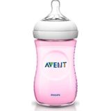 Philips Avent Biberon 260 ml Pembe Renk Plastik Malzeme ile Konforlu Kullanım Sunar