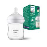 Philips AVENT biberon Natural Response cam – 120 ml biberon, BPA içermez, 0 aylıktan itibaren yeni doğan bebekler için (model SCY930/01)