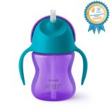 Philips Avent Desenli 200 ml Mor Pipetli Bardak