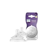 Philips Avent Doğal Tepkili 2'li +0 Ay Biberon Emziği 2 Numara - Beyaz