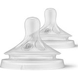 Philips Avent Doğal Tepkili 2'li Biberon Emziği 1 Numara (2 Adet)