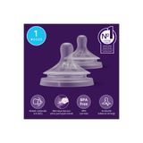 Philips Avent Doğal Tepkili 2'li Biberon Emziği, 1 Numara, SCY961/02