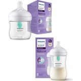 Philips Avent Doğal Tepkili Antikolik Valfli Biberon Seti 125 ml & 260 ml Plastik Malzemeden