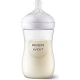 Philips Avent Doğal Tepkili Biberon 260ML Pp 3-6 Ay Ultra Yumuşak Silikon Malzeme ile Anti-Kolik