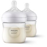 Philips Avent Doğal Tepkili Biberon 2’li Set, 125 ml, 0-3 Ay, Akıtmaz Emzik, Kolik ve Gaz Önleyici, BPA İçermez, SCY900/02