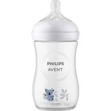Philips Avent Doğal Tepkili Koala Desenli Pp Biberon 260ML, 3-6 Ay, SCY903/67 (5 Adet)
