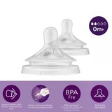 Philips Avent Doğal Tepkili Natural Response 2Li Biberon Emziği No:2 0+ Ay