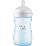 Philips Avent Doğal Tepkili Pp Mavi Biberon 260ML 3-6 Ay (4 Adet)
