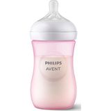 Philips Avent Doğal Tepkili Pp Pembe Biberon 260ML 3-6 Ay (5 Adet)