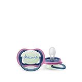 Philips Avent Dreams Mor 6-18 Ay Silikon 2'li Ultra Air Gece Emziği - Beyaz