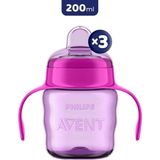 Philips Avent Eğitici Damlatmaz 200 ml 6 Ay Kız Bardak