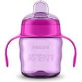 Philips Avent Eğitici Damlatmaz Bardak 200 ml Hafif ve Sızdırmaz Tasarımda Pembe Renk